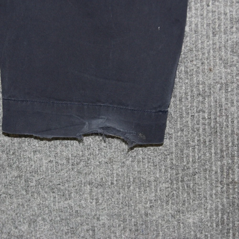 Polo Ralph‎ Lauren Mens Chino Pants Navy Blue Straight Fit Cotton Size 36